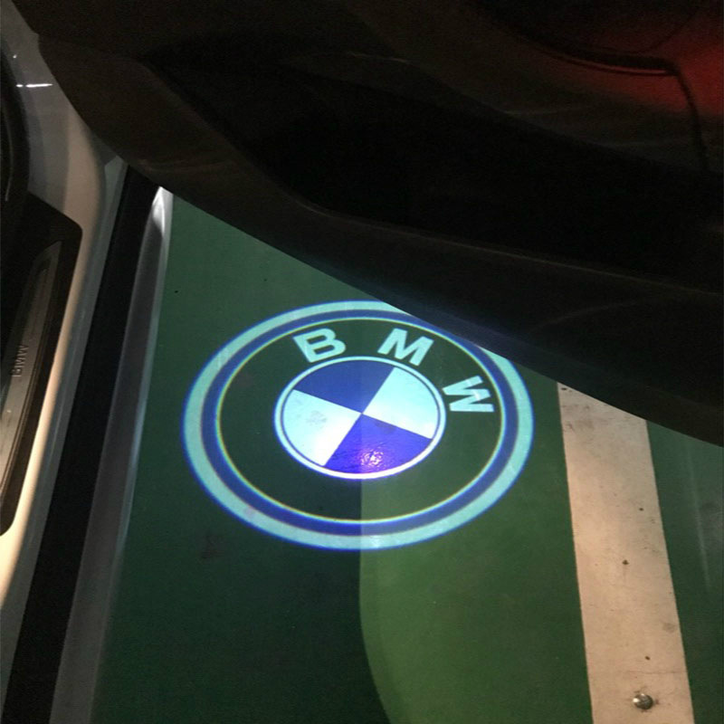Pack de 2 Lámpara Luz Led proyector para la Puerta Insignia Logo BMW E90 E91 E92 E93 M3 E60 E61 F10 F11 M5 E63 E64 F12 F13 M6 E65 E66 E67 E68 F01 F02 F04 